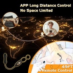 Thrusting Prostate Massager Anal Sex Toy With Vibrating Cock Ring Taint Testicle Stimulator, Remote Control App Anal Butt Plug Dildo, Penis Ring Vibrator For Men, Couples Male Adult Sex Toys