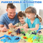 Animal Sensory Bin Sand Toy Kit for Kids - 30+ Pieces for Immersive Exploration