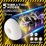 Male Masturbators Sex Toy For Men - Vibrating Male Sex Toys With 5 Powerful Vibrations, 3D Realistic Sleeve Male Sex Toy Hands Free Masturbators
