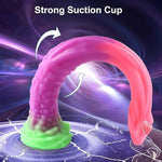 18.2 Inch Dragon Dildo, Liquid Silicone Soft Monster Anal Plug With Strong Suction Cup, Prostate Massage, G-Spot Stimulation, Glow-In-The-Dark Toy, Suitable For Men And Women