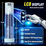 Electric Penis Pump Male Sex Toys - 9" Penis Pump Vacuum Cylinder Large Cock Extender Pump With 6 Erection Training Modes,Male Masturbator Stimulators Vibrator Stroker Adult Toys For Men Pleasures