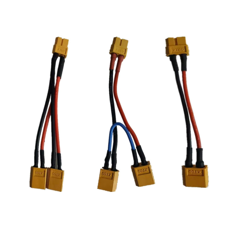 3Pcs Xt60 Battery Adapter Cable Y Harness Connector, Xt60 Series Serial Parall