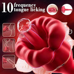 G Spot Vibrator Dildo Sex Toys - Adult Female Sex Toy With 10 Vibrating Frequency & 10 Tongue Licking Frequency, Anal Clit Nipple Vibrators Female Couples Sex Toys