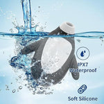 Silicone Oral Sucking Licking Vibrator For Women Clitoral Nipple Stimulator With 10 Powerful Suction Modes Adult Sex Toy Waterproof Strong Air Pulse Clit Massager Rechargeable Cute Sex Toys