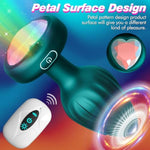 Anal Plug Adult Sex Toys - 10 Modes Vibrating Butt Plug Led Colorful Light Up Remote Control For Prostate Massage, Adult, Men, Women, Couples