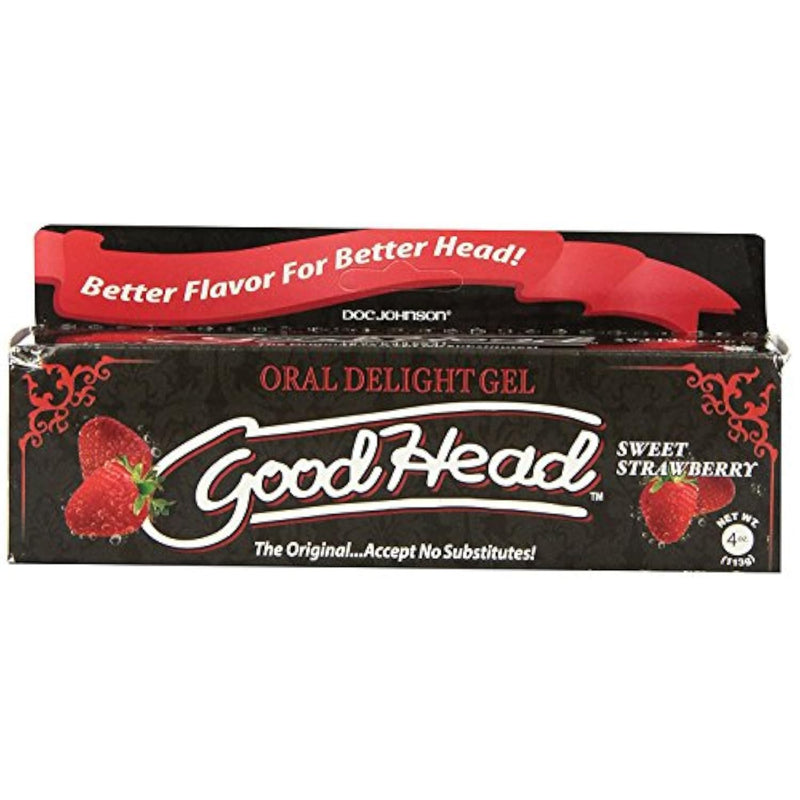 Sweet Strawberry Oral Delight Gel by Doc Johnson, 4 Ounces