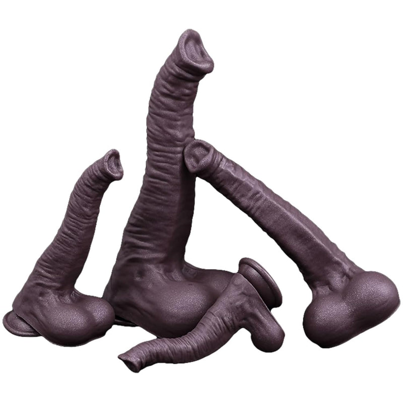 Realistic Big Thick Dildo With Strong Suction Cup, Huge Elephant Trunk Anus Dildo Butt Plug, Fake Penis Adult Advanced Player Sex Toy For Vagina Anal Stimulate G-Spot Stimulating Orgasm (Xl)