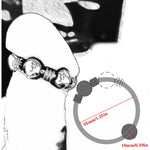 Male Penis Ring Stainless Steel Glans Cock Ring Semen Lock Erection Enhancing Orgasm Increase Penis Loop Sex Toys For Men Delay Ejaculation(1.25")