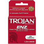 Trojans Non-Lubricated Condoms - 3 Ea/Pack, 1 Pack