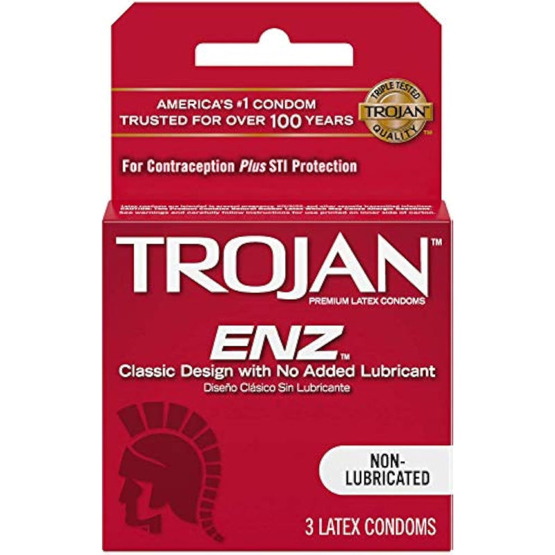 Trojans Non-Lubricated Condoms - 3 Ea/Pack, 1 Pack