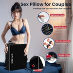 Ergonomic Foam Sex Pillow For Couples - Adjustable Bondage Bdsm Kit With 30° Support, Adult Sex Toys Sex Furniture For Bedroom, Intimacy Cushion For Women & Men - Waterproof & Portable Design