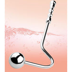 Medical Steel Dual Ball Hook - Detachable Anal Massager For Comfort, Stainless Steel Intimate Wellness Accessory