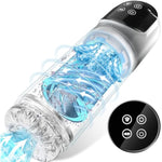 Male Masturbator Sex Toy - Adult Toys Sex Games Male Sex Toys For Men Pocket Pussy Male Stroker Male Masturbators Male Vibrator With 4 Pump & 7 Sucking Rotating Licking Lcd Display