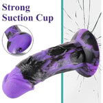 2.5'' Diameter Thick Huge Dildo + Jeweled Anal Plug