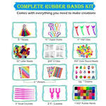 12080+ Pcs Loom Bands Bracelet Making Kit for Kids, DIY Friendship Craft Set