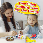 Small World Toys Cast & Paint Dinosaur Craft Kit for Kids Ages 5 and Up