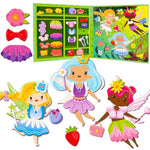 Magnetic Dress-Up Dolls For Girls Boys With 35 Magnetic Pieces - Creative Magnetic Play Set For Home Or Travel - Perfect Paper Dolls For Ages 3 And Up, Boost Storytelling With Fairies