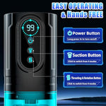 Male Masturbator Sex Toys For Men - Automatic Male Sex Toys Penis Pump With 9 Sucking & Thrusting & Rotating Modes, 3D Realistic Textured Adult Toys Sex Toy Machine, Blowjob Pocket Pussy Stroker