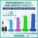 Medium Vaginal Dilators for Pelvic Floor Therapy & Vaginismus Pain Relief
