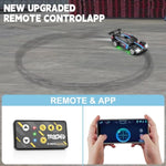 Mini Rc Toy Cars For Boys Kids Adults, 2.4Ghz App Remote Control Car With Lights And 3 Speed Modes, 1/64 Race Toy Car Rechargeable For Boys Ages 5-7 8-12,Birthday Gifts For Kids