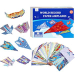 Paper Airplane Kit for Kids, 16 Designs, 32 Origami Sheets, Ages 6-12+