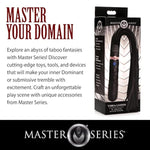 Vibra-Lasher 9X Vibrating Silicone Dildo Flogger, Black