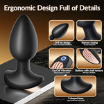 Anal Plug Vibrator Set, 3PCS Silicone Anal Plugs with App Control