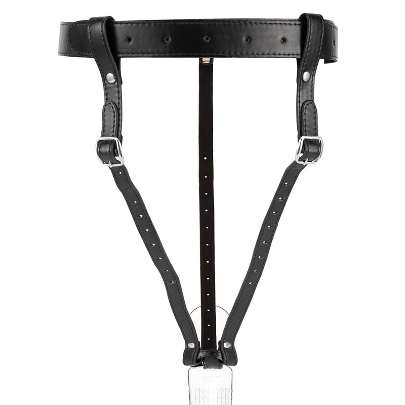 Vibrator Leather Sex Toys, Vibrator Holder Bondage Strap-On Harness For Adult Sex Games, Bdsm Chastity Forced Orgasm Belt For Vibrators For Women Couple
