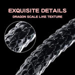 15.51 Inch Super Long Dragon Scale Texture Dildos - Jelly Material Clear Dildo Large Buttplug, Long Anal Dildo, Prostate Stimulation Toy G-Spot Anal Stimulation