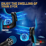 Vibrating Cock Ring Taint Vibrator Penis Ring Male Vibrator, Adult Sex Toys For Men Remote Control Perineum Stimulator Penis Vibrator, Silicone Dual Cockring Male Couple Sex Toy