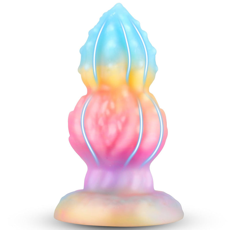 2.51''Diameter Hugege Thick Butt Plug, Realistic Silicone Knot Dildo With Strong Suction Cup For Hands-Free For G-Spot Stimulation And Prostate Orgasm For Men And Women 5.1''Anal Plug Big Adult Toy