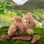 Toys Plush Brown Teddy Bear Stuffed Animal Soft Cuddly Perfect For Child 8 Inches