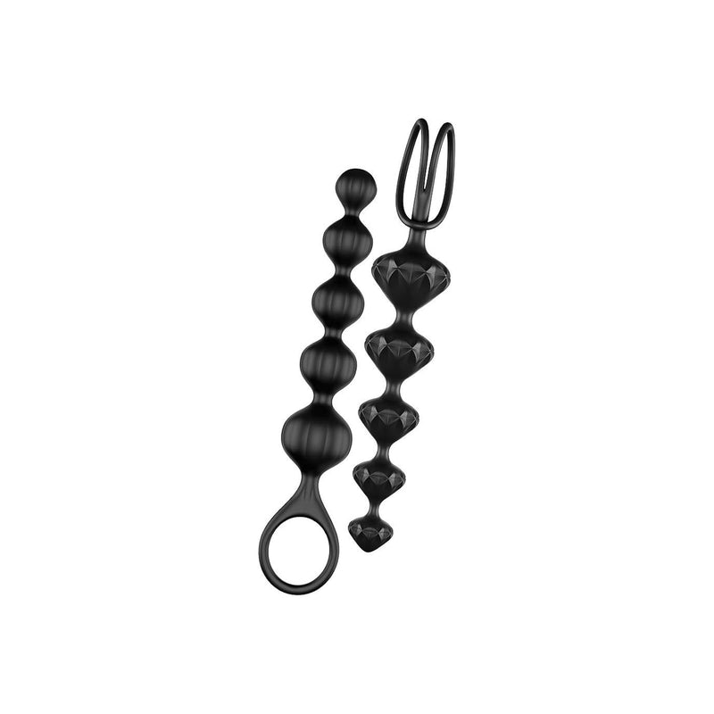 Love Beads | Anal Play | 2 Sensual Structures | Ideal For Beginners And Training | Waterproof (Ipx7) | Skin-Friendly Silicone