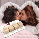 Date Night Dice,Fun Night Dating Decision Dice,Wooden Dating Fun Dice, Love Dice, Food Decision Dice, Date Ideas,Gifts For Boyfriend-Girlfriend