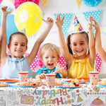 Giant Happy Birthday Coloring Poster, 72 x 30 Inch Banner with 24 Markers