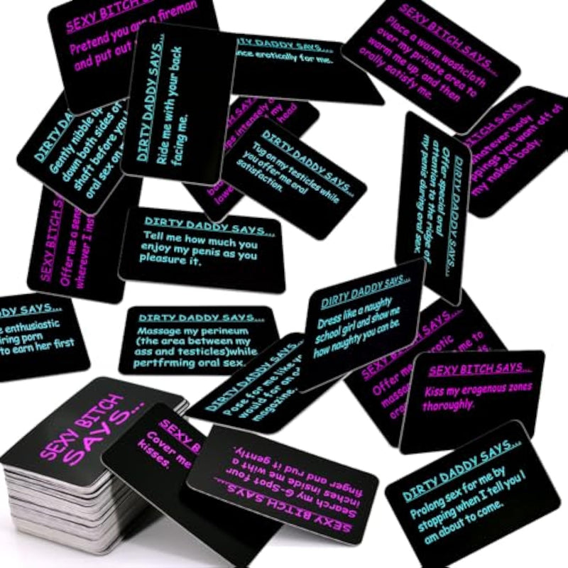 Bedroom Command Sex Card Game Intimacy Deck Naughty Party Game Sex Toy Adventurous Playing Cards Erotic Bedroom Game For Couple Lover