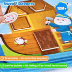 Busy Board Bible Busy Book For Toddlers, Montessori Toys 1 2 3 Year Old Toddler Baby, Noah'S Ark Toy Baptism Birthday Gifts For Boys Girls, Learning Educational Activity Book For Travel Airplane