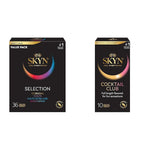 Selection Non-Latex Condoms Variety Pack With Flavored Condoms, 46 Count