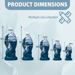 Silicone Fantasy Dildo With Suction Cup - Prostate Massager G-Spot Stimulator Dragon Dildo For Men And Women - Male Anal For Sex Toys (D218-S)