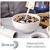 22 OZ White Ceramic Bowls Set of 4 - Perfect for Soup Bowls for Kitchen, Cereal Bowl, Ramen Bowl,Oatmeal Bowl, Fruit Bowl,Salad Bowl, Rice Bowl - Dishwasher & Microwave Safe