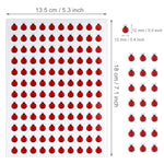 2400 Pcs Mini Ladybug Stickers for Crafts, Rewards, Scrapbooking & Party Favors
