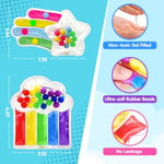 2 Pcs Color Sorting Sensory Toys For Toddlers: Quiet Calm Down Corner Supplies For Kids - Fine Motor Matching Game For Preschool Learning Activities - Stocking Stuffer Sensory Products For Kids 3+