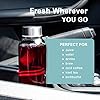 Clear Glass Bottles with Lids 18 oz, Reusable Glass Water Bottles with Stainless Steel Cap for Juicing,Refrigerator,100% Leak Proof, BPA Free, Glass Juice Bottles Set of 6