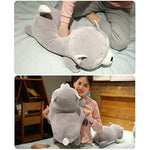 Husky Plush Pillow,Huskie Stuffed Animal Toy Puppy Throw Pillow For Kids And Adults (13.7 Inch)