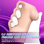 Sex Doll Pocket Pussy Male Masturbator Sex Toys, 3D Realistic Boobs Vagina And Anal, Lifelike 0.62Lb Sex Dolls Adult Sex Toy With Open-Ended Penis Training For Men Sexual Pleasure