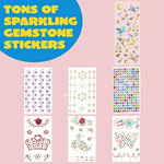 Decorate Your Own Baseball Cap Kit for Kids with 7 Sheets of Gem Stickers