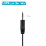 6 Ft Replacement 3.5Mm Male Plug To Bare Wire Open End Ts 2 Pole Mono 1/8" 3.5Mm Plug Jack Connector Audio Cable Repair