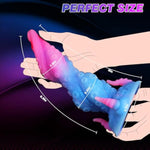 8" Knot Tentacle Dildo, Small Alien Knotted Dildo Monster Unicorn Horse Dragon Dog Dildos With Suction Cup For Hands-Free, Anal Toys For G-Spot Prostate, Adult Sex Toys For Women Men Gay Couples