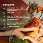 Ina Wave 2 Rabbit Vibrator For Women Sex Toy G Spot Rabbit Vibrator With Wavemotion Technology And 12 Vibrations Settings, Sex Toys For Women, California Sky