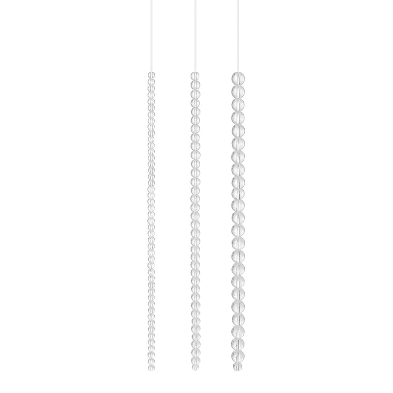 Beaded Urethral Dilator Set - 3-Piece Set Of Urethral Sounds, Glass Beads - For Advanced Users, Retrieval Belt